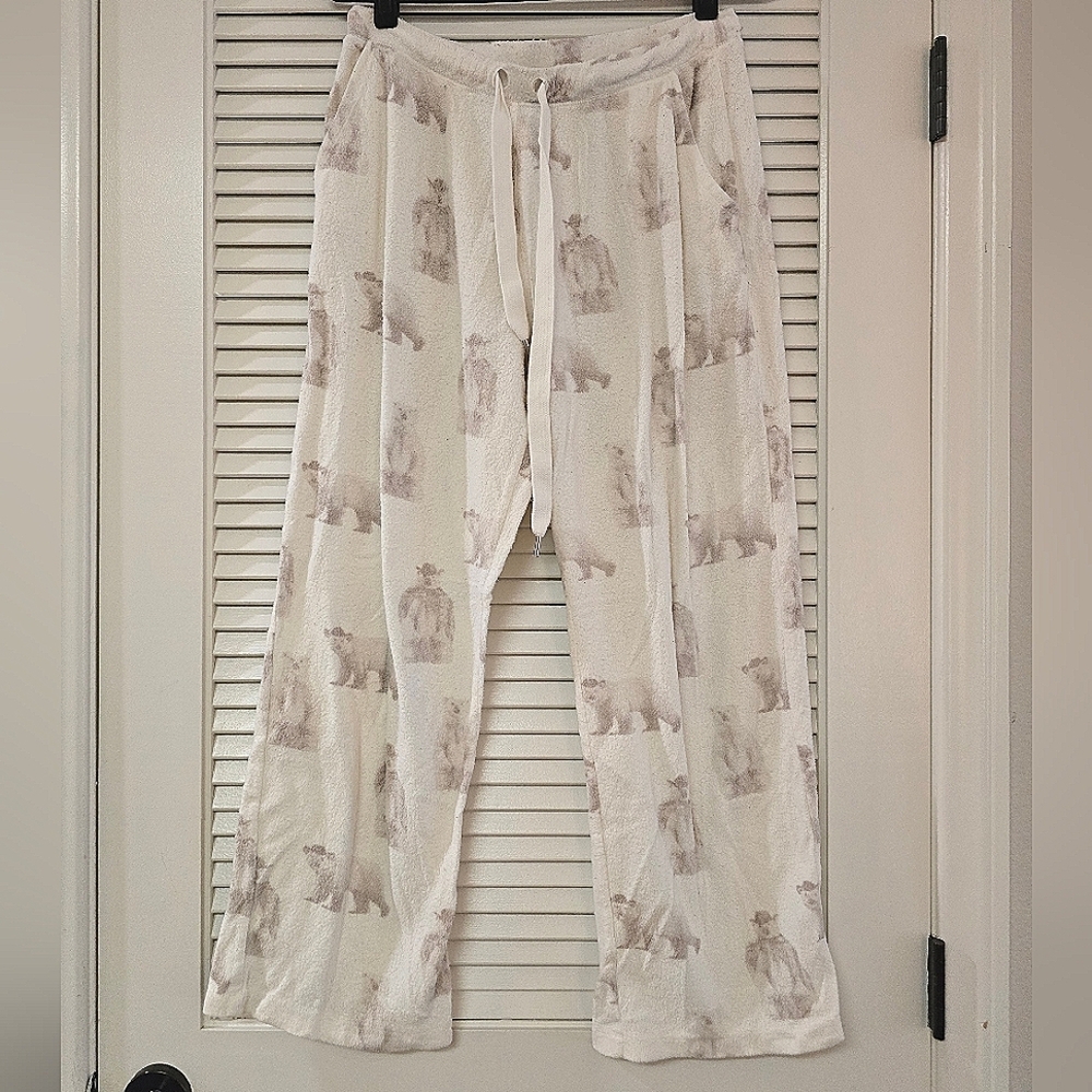 Aerie - Cowboy Bear Pattern Loungewear Pajama Pants With Pockets